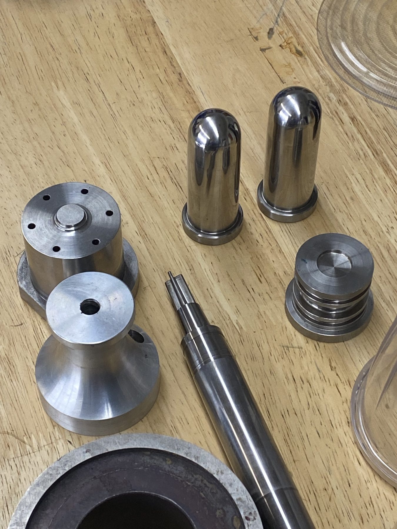 Turned mold components and core pins machined by Empire Tool